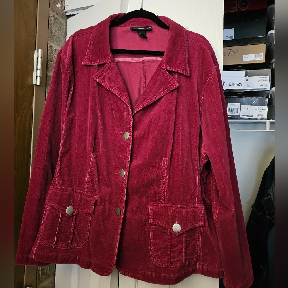 EUC Lane Bryant Courderoy Jacket size  26/28